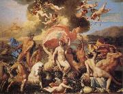 POUSSIN, Nicolas Triumph of Neptune and Amphitrite Spain oil painting artist